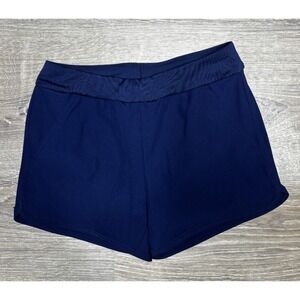 Lands End‎ Girls Youth Navy Blue Brief-Lined Shorts Swim Athleisure Size 8 NWT